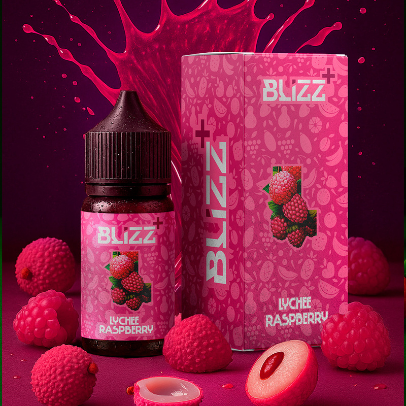 Набор Blizz Plus Lychee Raspberry, 30 мл