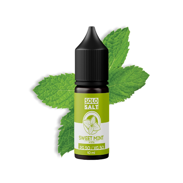 Жидкость SoloSalt Sweet Mint, 10 мл, 25 мг