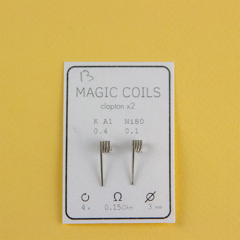 Magic Coils Fused Clapton x2 (преднамотанные койлы + вата) - 7