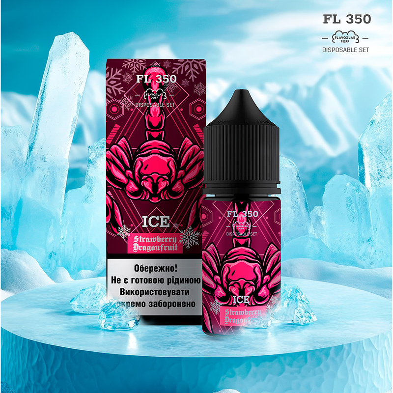 Набор Flavorlab FL350 Strawberry Dragonfruit Ice, 30 мл