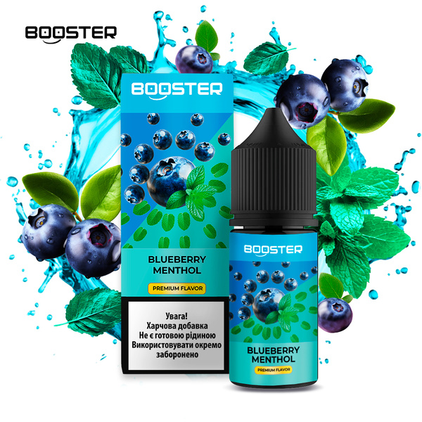Набор Booster Blueberry Menthol, 30 мл