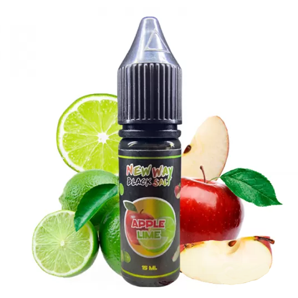 Жидкость New Way Salt Black Apple Lime, 15 мл