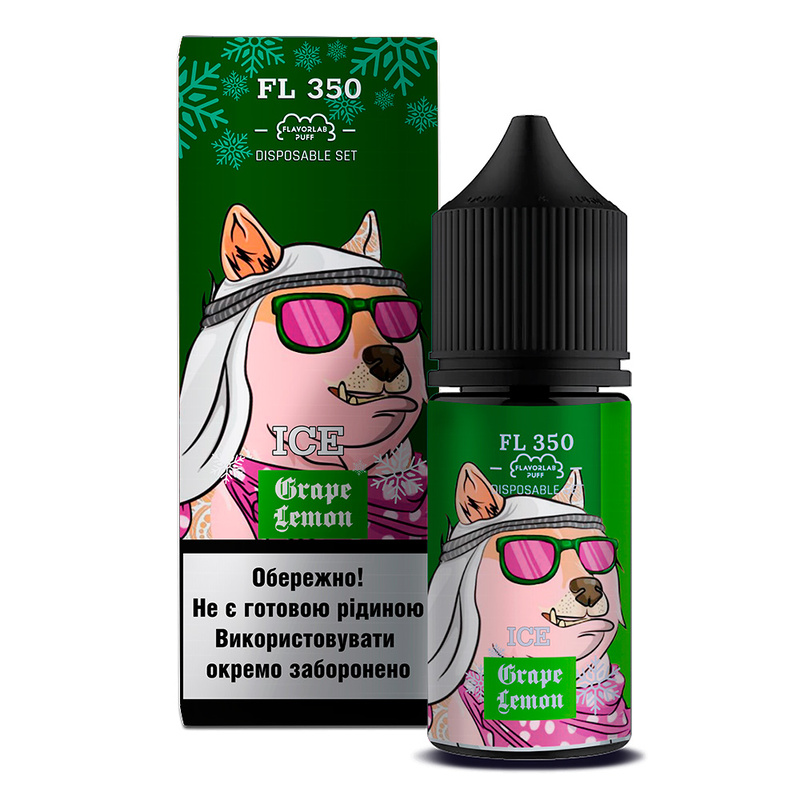 Набор Flavorlab FL350 Grape Lemon Ice, 30 мл - 1