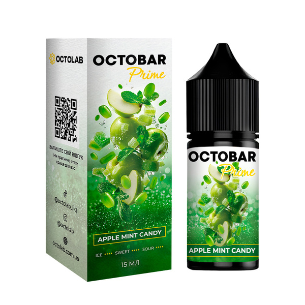 Набор Octobar Prime Apple Mint Candy, 30 мл