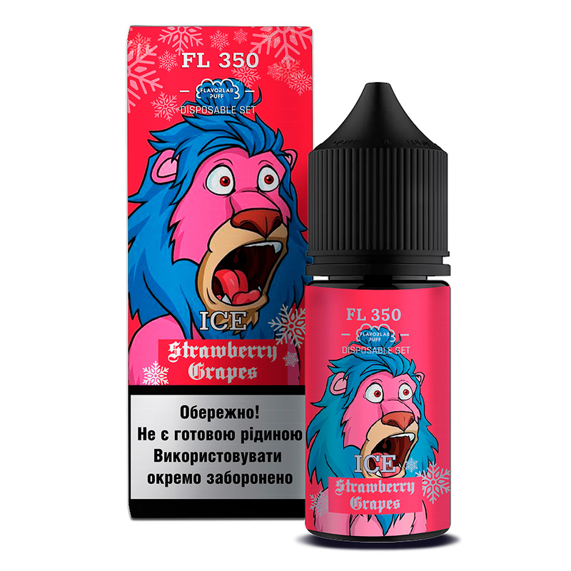 Набір Flavorlab FL350 Strawberry Grapes Ice, 30 мл - 1