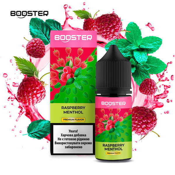 Набор Booster Raspberry Menthol, 30 мл