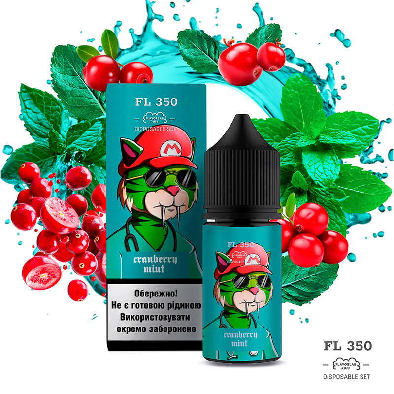 Набор Flavorlab FL350 Cranberry Mint, 30 мл