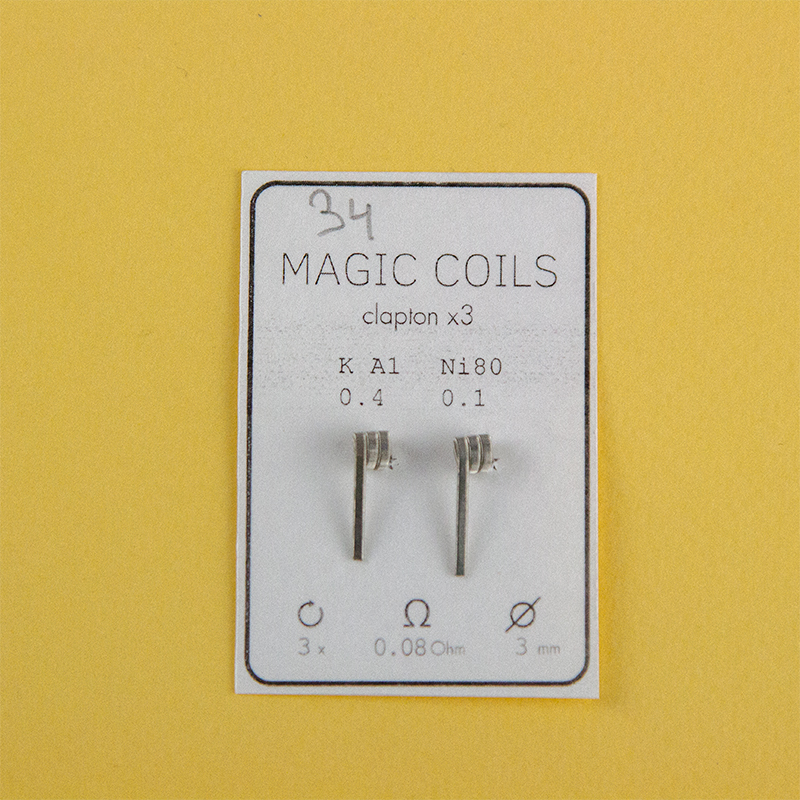 Magic Coils Triple x3 (преднамотанние койли + вата) - 2