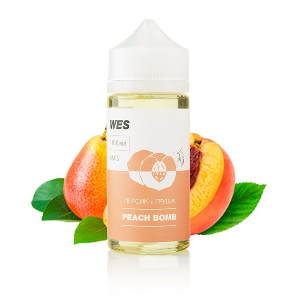 Рідина WES Peach Bomb, 100 мл