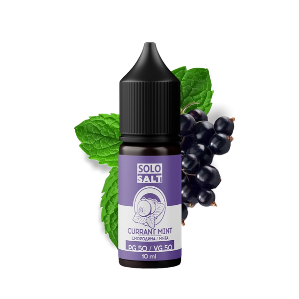 Жидкость SoloSalt Currant Mint, 10 мл, 50 мг