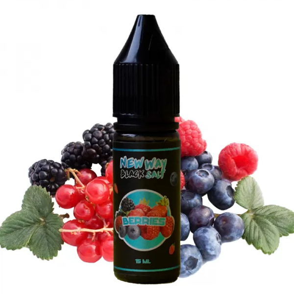Жидкость New Way Salt Black Berries, 15 мл