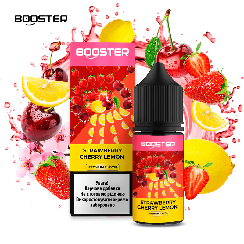 Набор Booster Strawberry Cherry Lemon, 30 мл