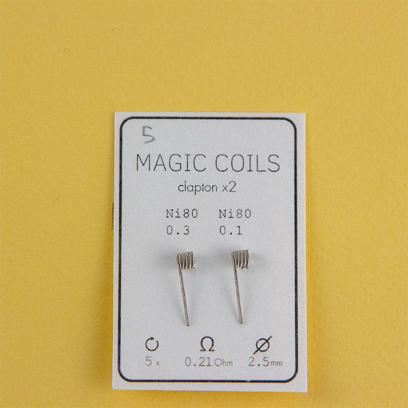 Magic Coils Fused Clapton x2 (преднамотанные койлы + вата) - 1