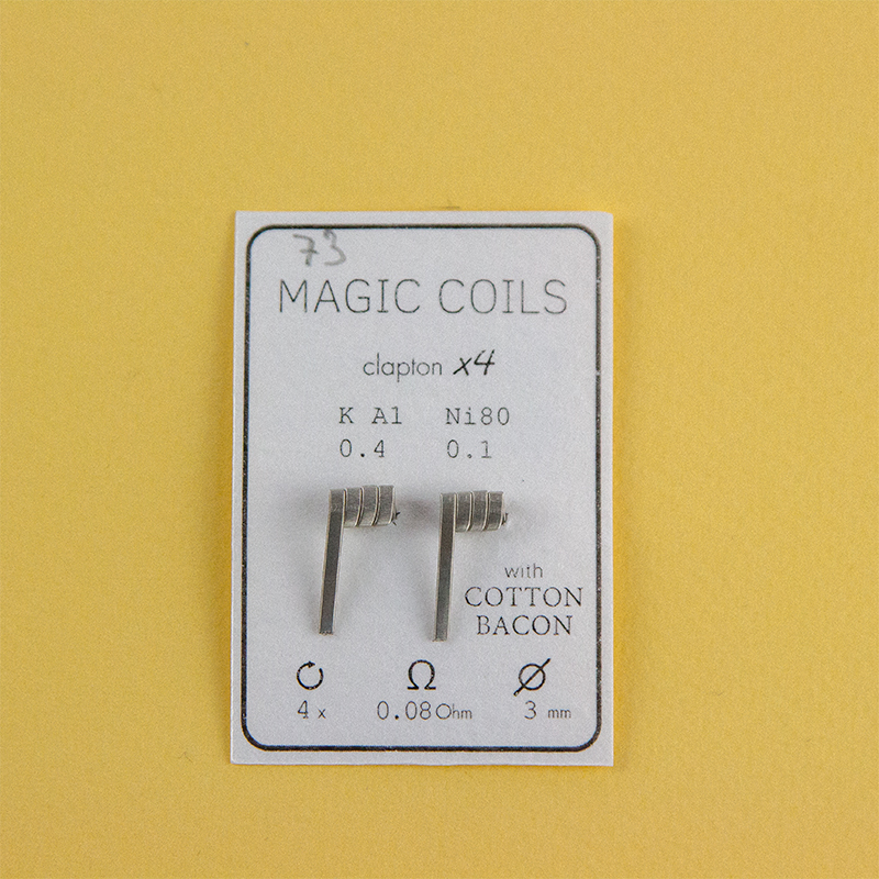 Magic Coils Fused Clapton x4 (преднамотанные койлы + вата) - 2