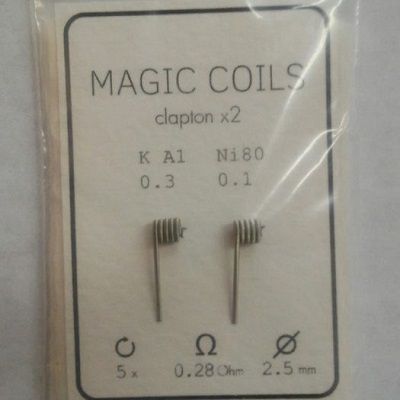 Magic Coils Fused Clapton (преднамотанние койли + вата) - 6