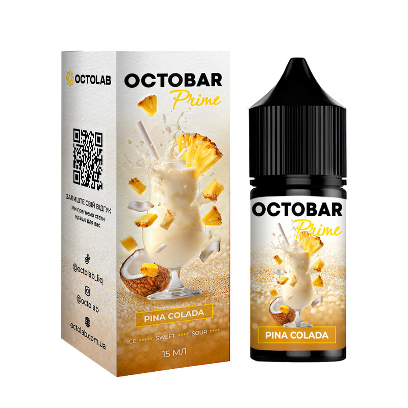 Набор Octobar Prime Pina Colada, 30 мл