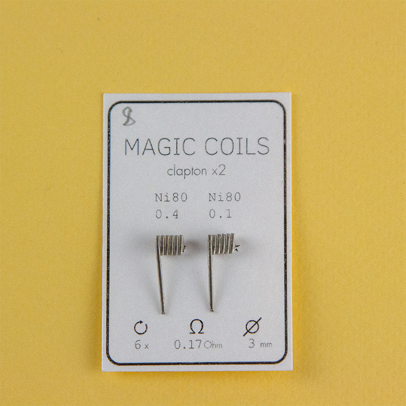 Magic Coils Fused Clapton x2 (преднамотанные койлы + вата) - 3