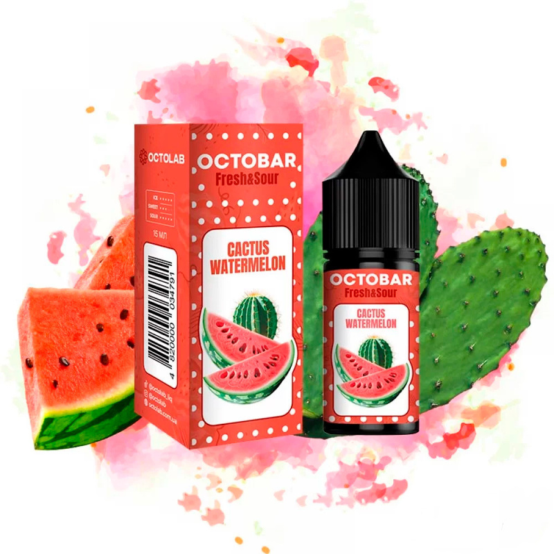 Набір Octobar Fresh Sour Cactus Watermelon, 30 мл - 1