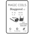 Magic Coils Staggered x2 (преднамотанные койлы + вата)