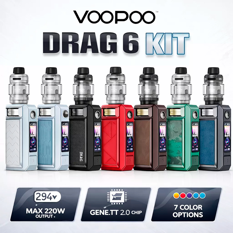 Стартовий набір Voopoo Drag 6 (Original) - 2