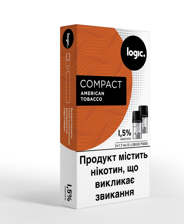 Сменный картридж для Logic Compact - American Tobacco 2 шт (Original)