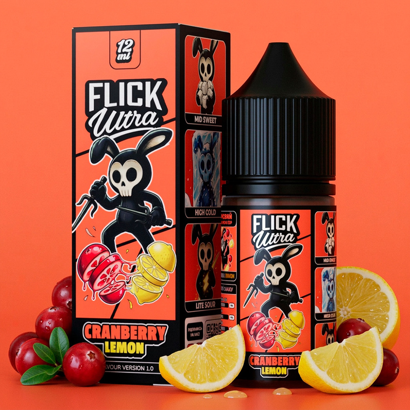 Набор Flick Ultra Cranberry Lemon, 30 мл