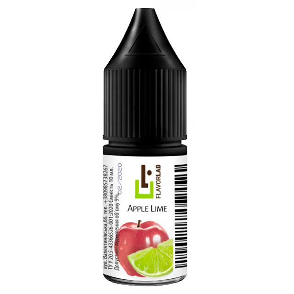 Ароматизатор FlavorLab Apple Lime (Яблоко и лайм), 10 мл