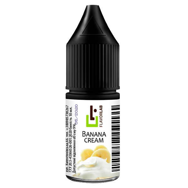 Ароматизатор FlavorLab Банановий крем, 10 мл
