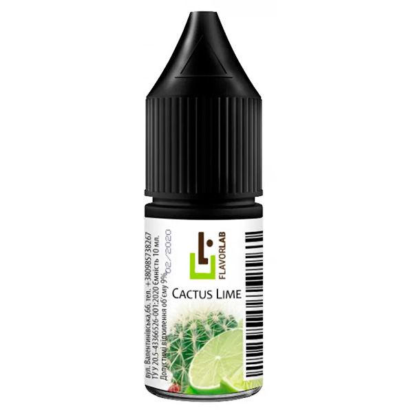 Ароматизатор FlavorLab Cactus Lime (Кактус и лайм), 10 мл