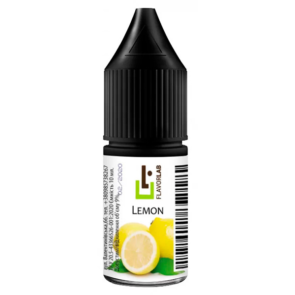 Ароматизатор FlavorLab Lemon (Лимон), 10 мл