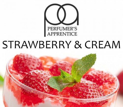 Ароматизатор TPA Strawberries and Cream (Клубника со сливками)