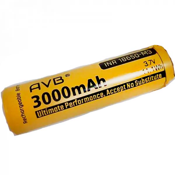 Акумулятор AVB Battery 18650 - М3 3000 mAh 20А (Original)