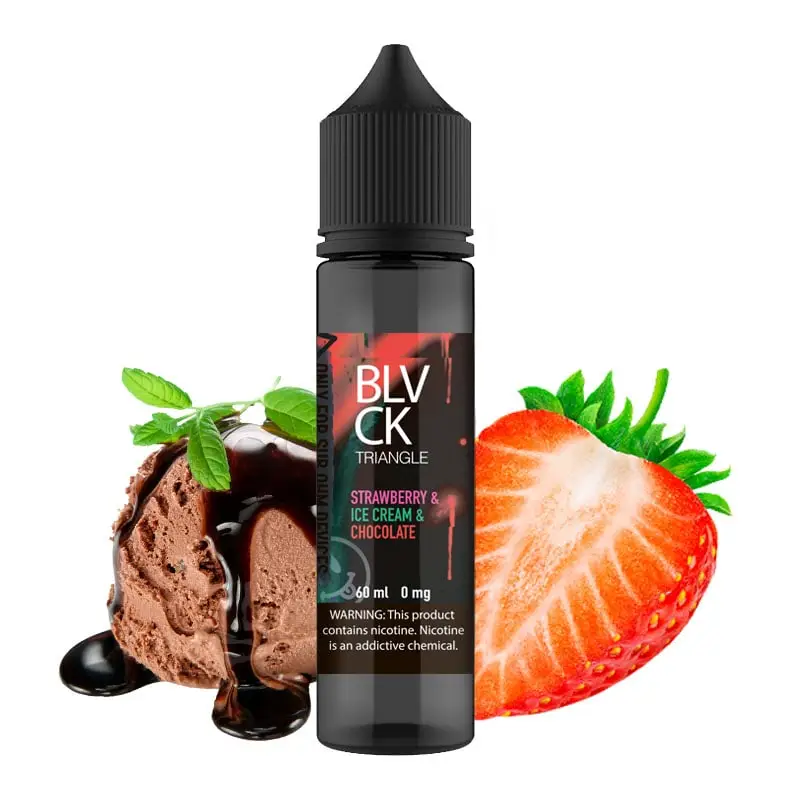 Жидкость Black Triangle Strawberry Chocolate Ice Cream, 60 мл