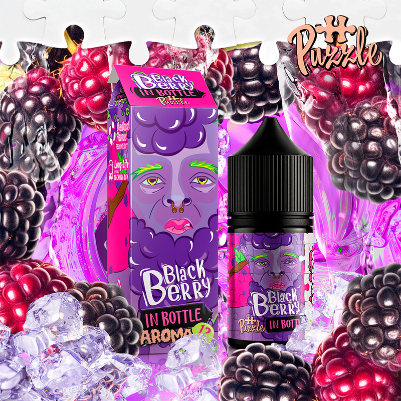 Набор In Bottle Salt Blackberry, 30 мл