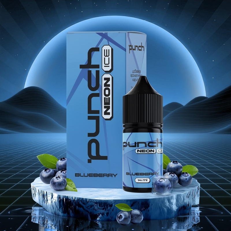Набор Punch Neon Ice Blueberry Ice, 30 мл