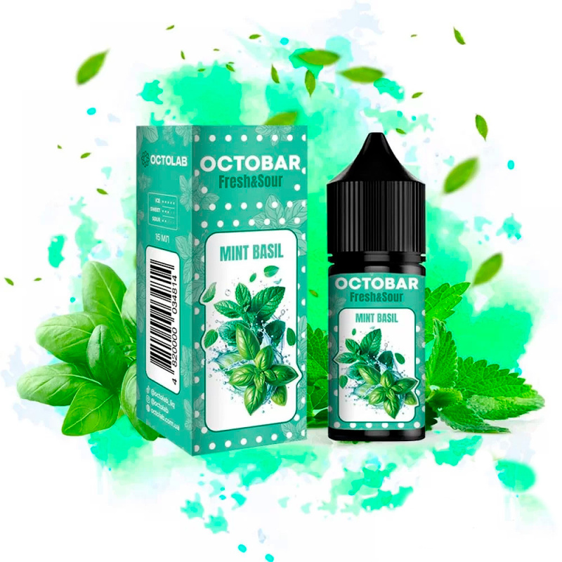 Набір Octobar Fresh Sour Mint Basil, 30 мл - 1