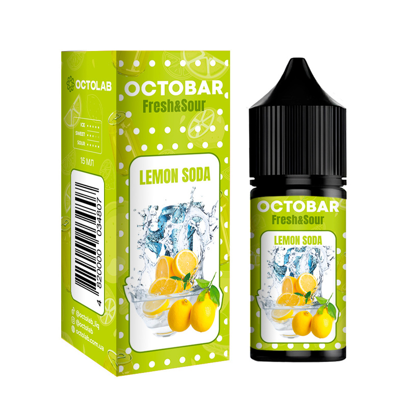 Набор Octobar Fresh Sour Lemon Soda, 30 мл