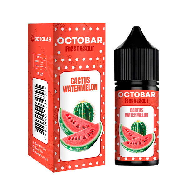 Набор Octobar Fresh Sour Cactus Watermelon, 30 мл