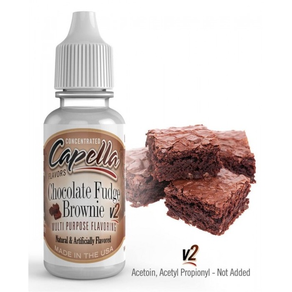 Ароматизатор Capella Chocolate Fudge Brownie v2 (Пирожное "Брауни")