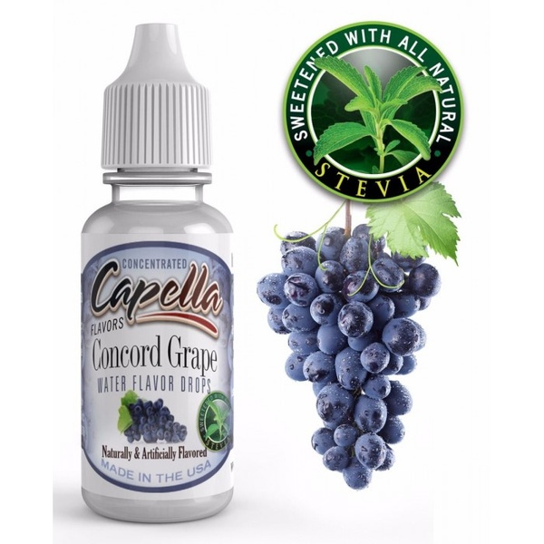 Ароматизатор Capella Concord Grape with Stevia (Виноград с Стевиа), 5 мл