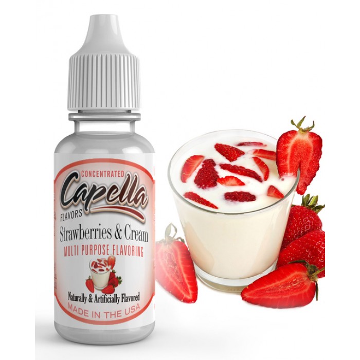 Ароматизатор Capella Strawberries and Cream (Клубника со Сливками)