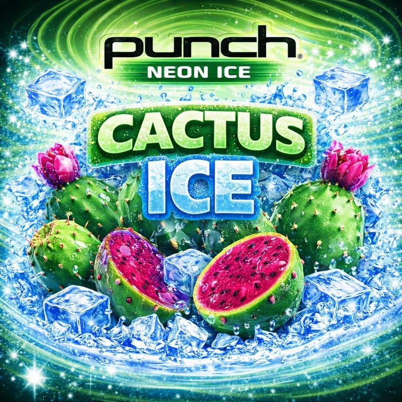 Набір Punch Neon Ice Cactus Ice, 30 мл - 1