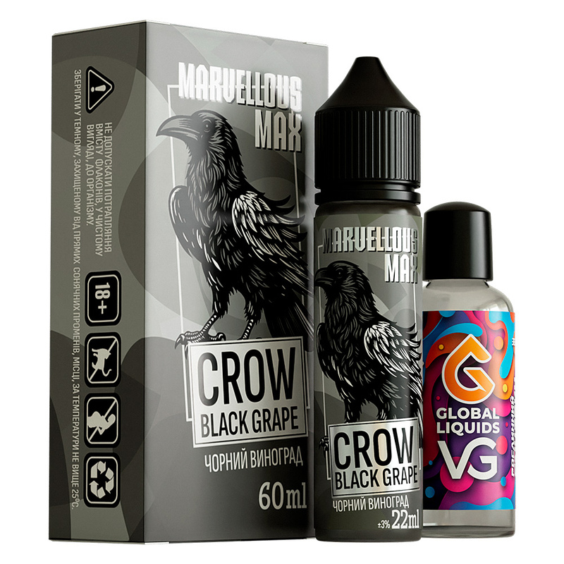 Набір Marvellous MAX Crow Black Grape, 60 мл