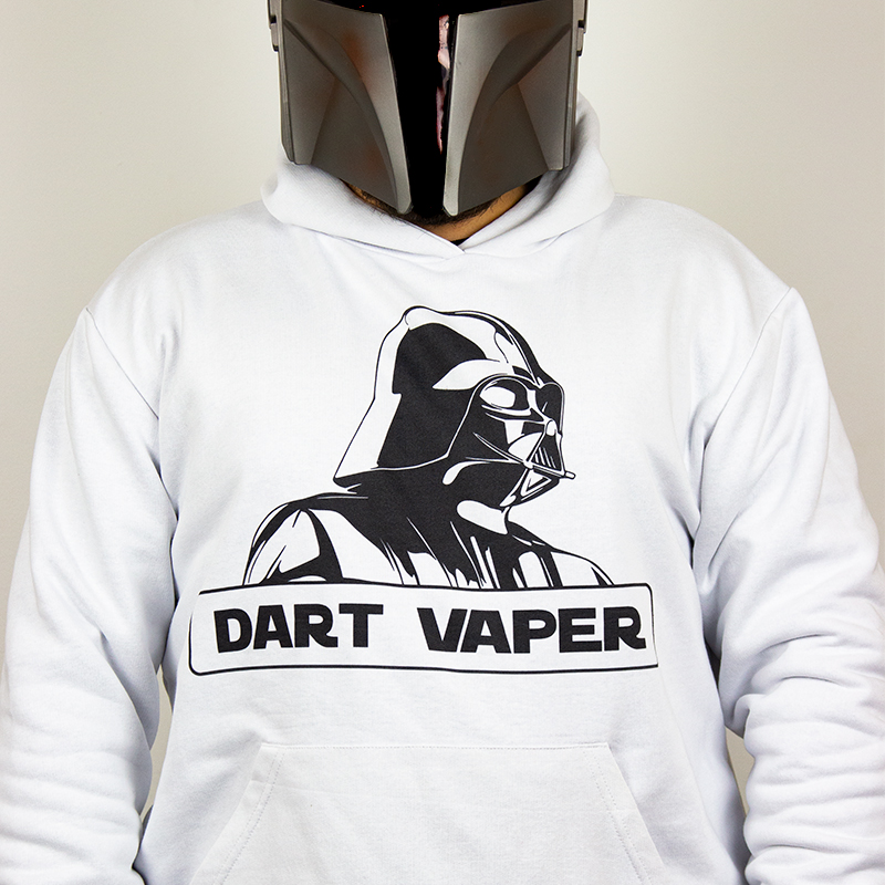 Худі "dart vaper" біле - 1