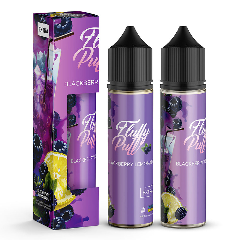 Набор Fluffy Puff Salt Blackberry Lemonade, 60 мл