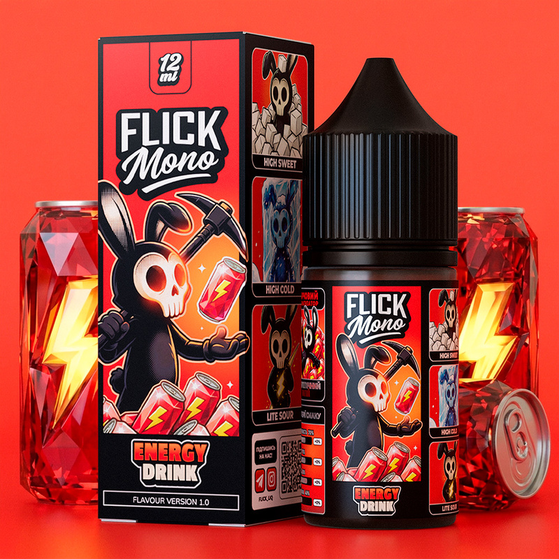 Набір Flick Mono Energy Drink, 30 мл