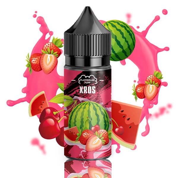 Рідина Flavorlab XROS Watermelon Strawberry Cherry, 30 мл
