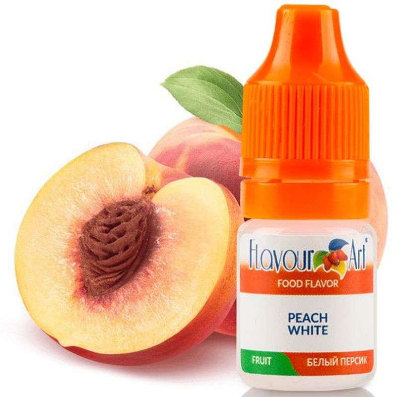 Ароматизатор FlavourArt White Peach (Белый персик), 5 мл