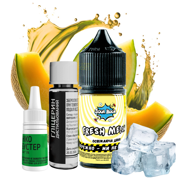 Набор Sour Boom Fresh Melon, 30 мл
