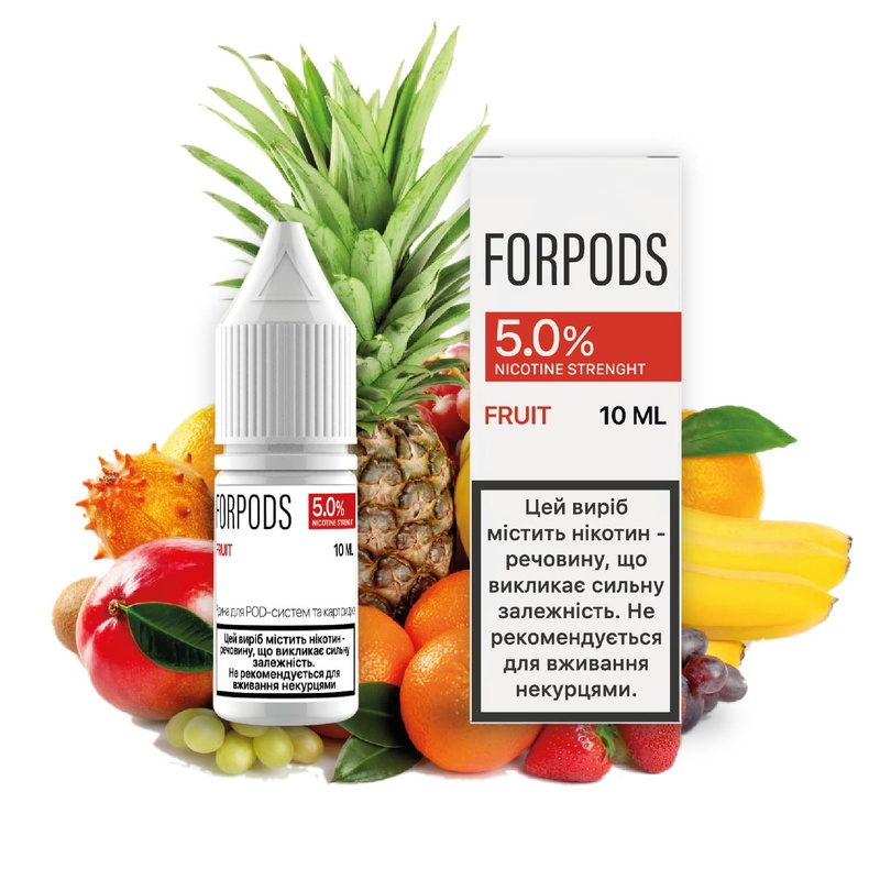 Жидкость Forpods Fruit 10 мл, 50 мг